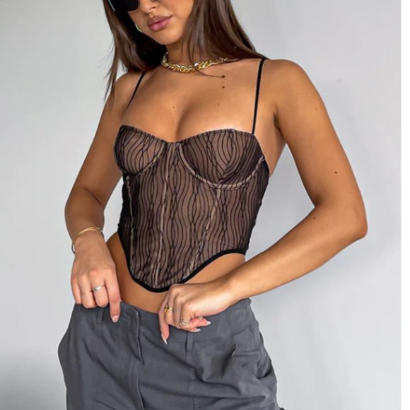 Whitefox Black Bustier/Corset - Picture 2 of 3